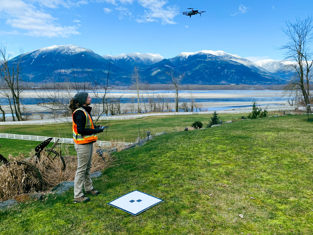 Employee training on drone