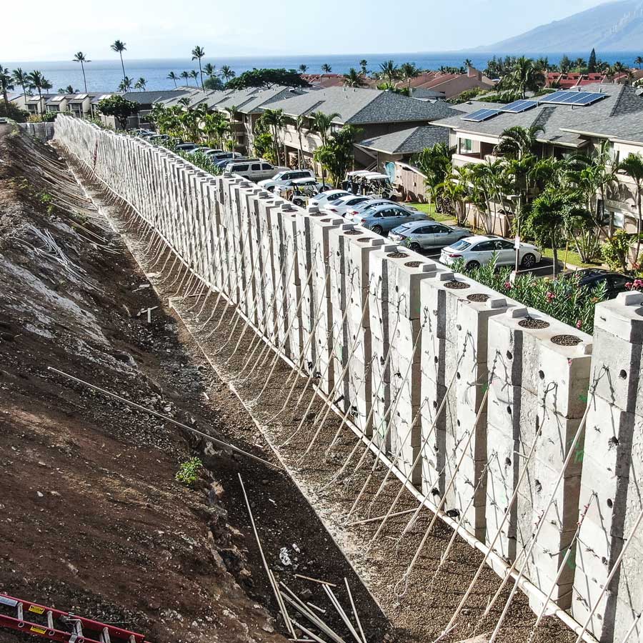 Paradise Ridge Hawaii Condo Development Drone image