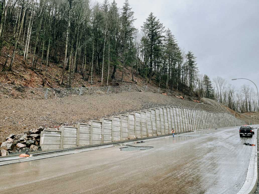 Marshall Road Retaining Wall