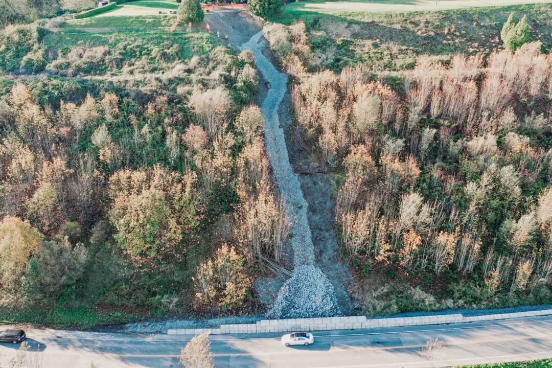 Landslide Assessment and Stabilization, River Road Langley