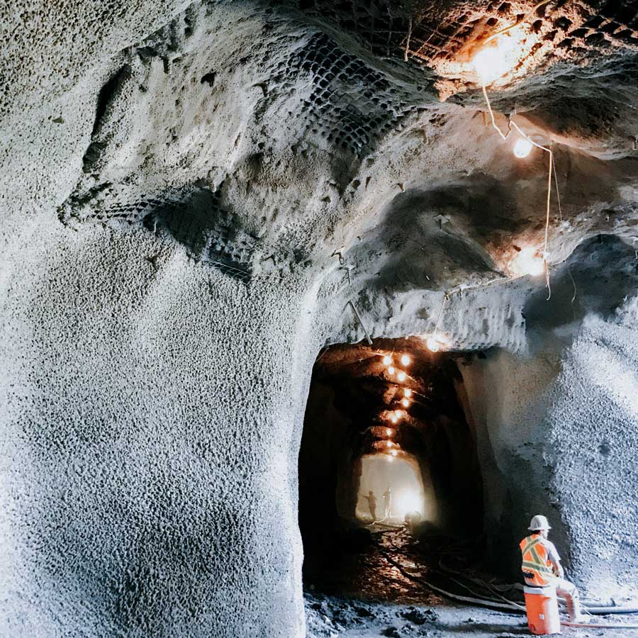 Wine Tunnel Engineering Inside View