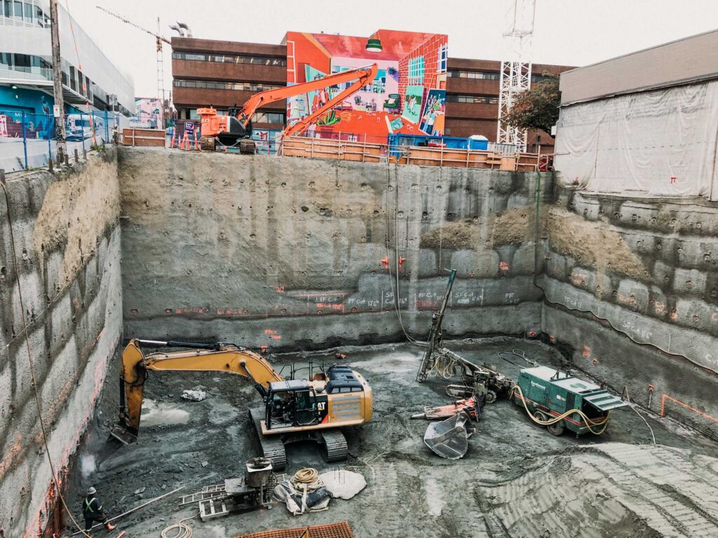 Vancouver Shoring Jobsite